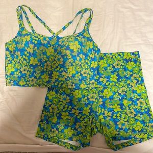 Aerie Hold Up! Sports Bra & Shorts Set!